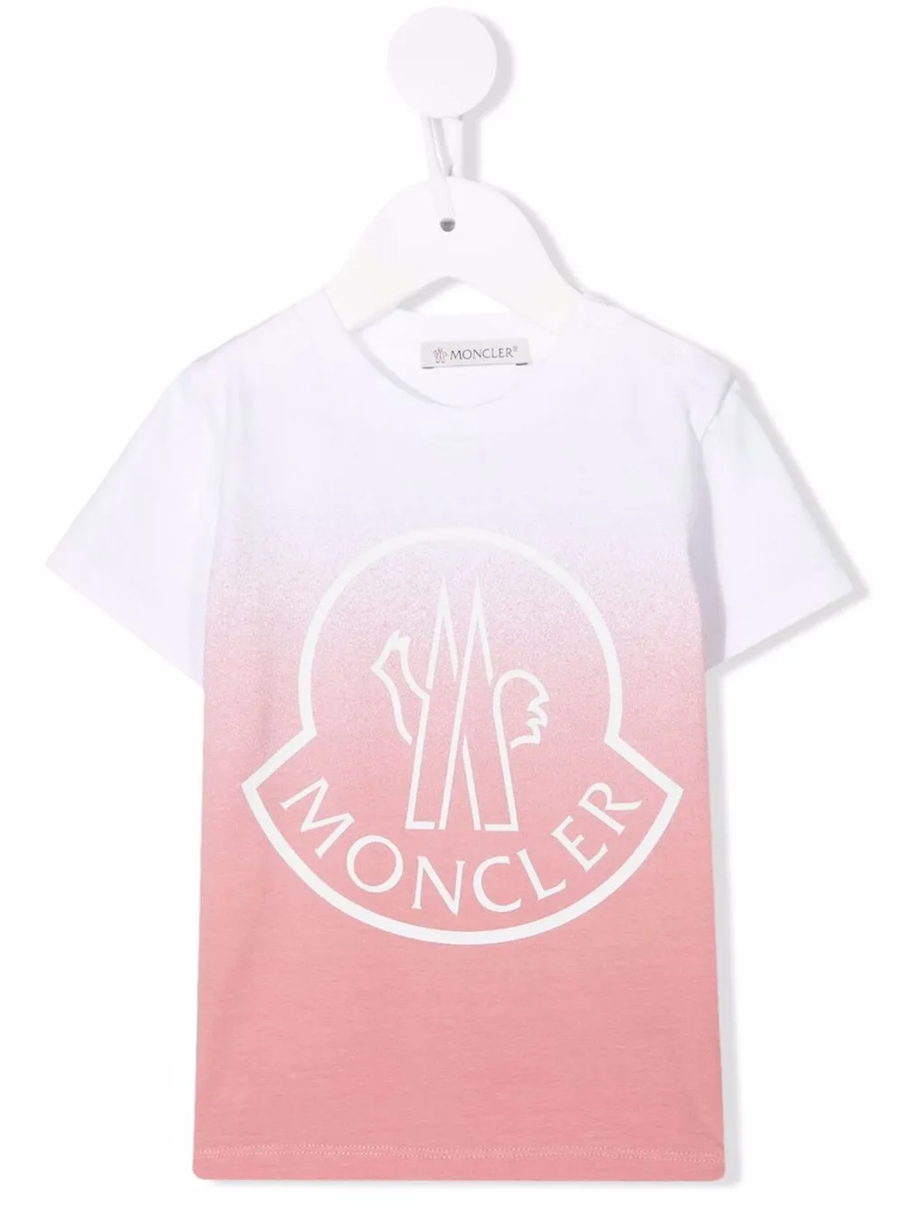 

Moncler Enfant playera con logo estampado - Blanco