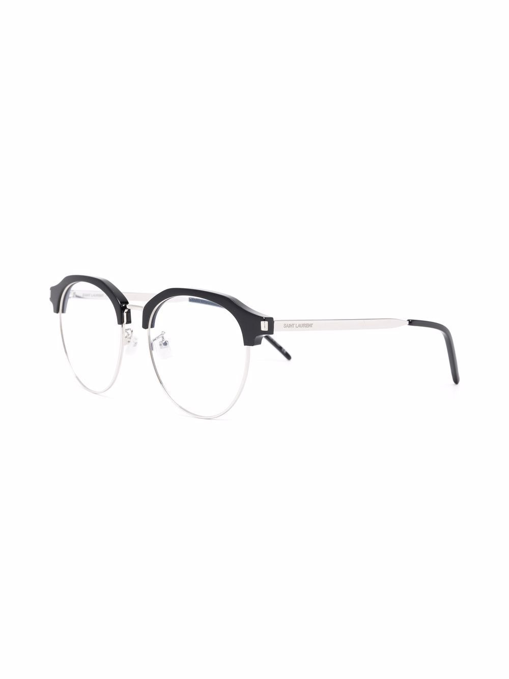 Saint Laurent Eyewear Bril met rond montuur - Zwart