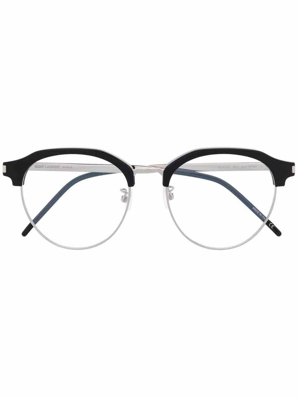 

Saint Laurent Eyewear lentes con armazón redonda - Negro