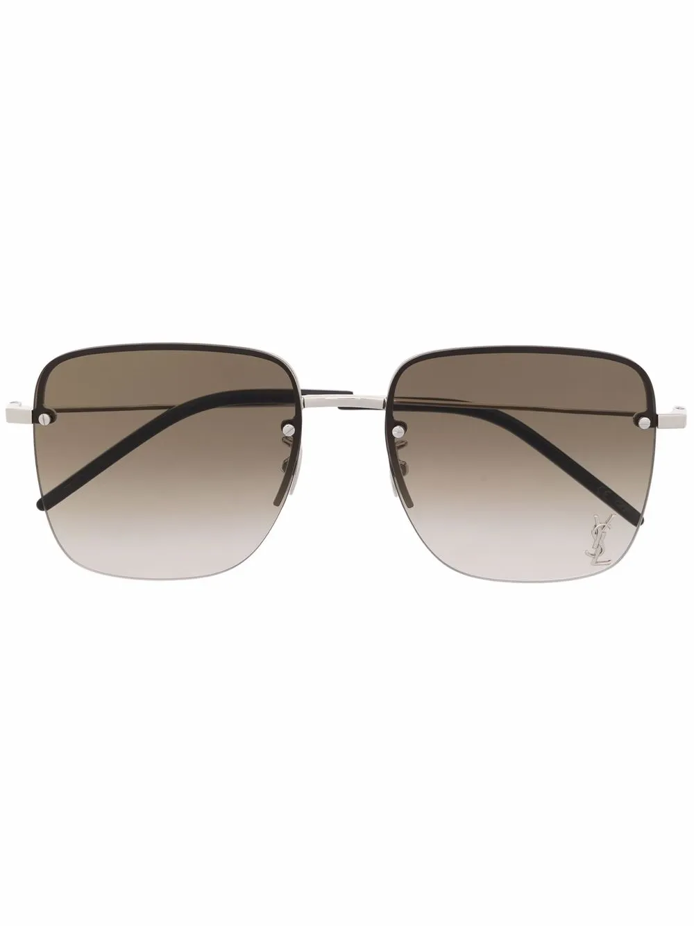 

Saint Laurent Eyewear lentes de sol con armazón cuadrada - Negro