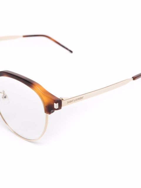 Saint Laurent Eyewear Round Frame Glasses Farfetch 5567