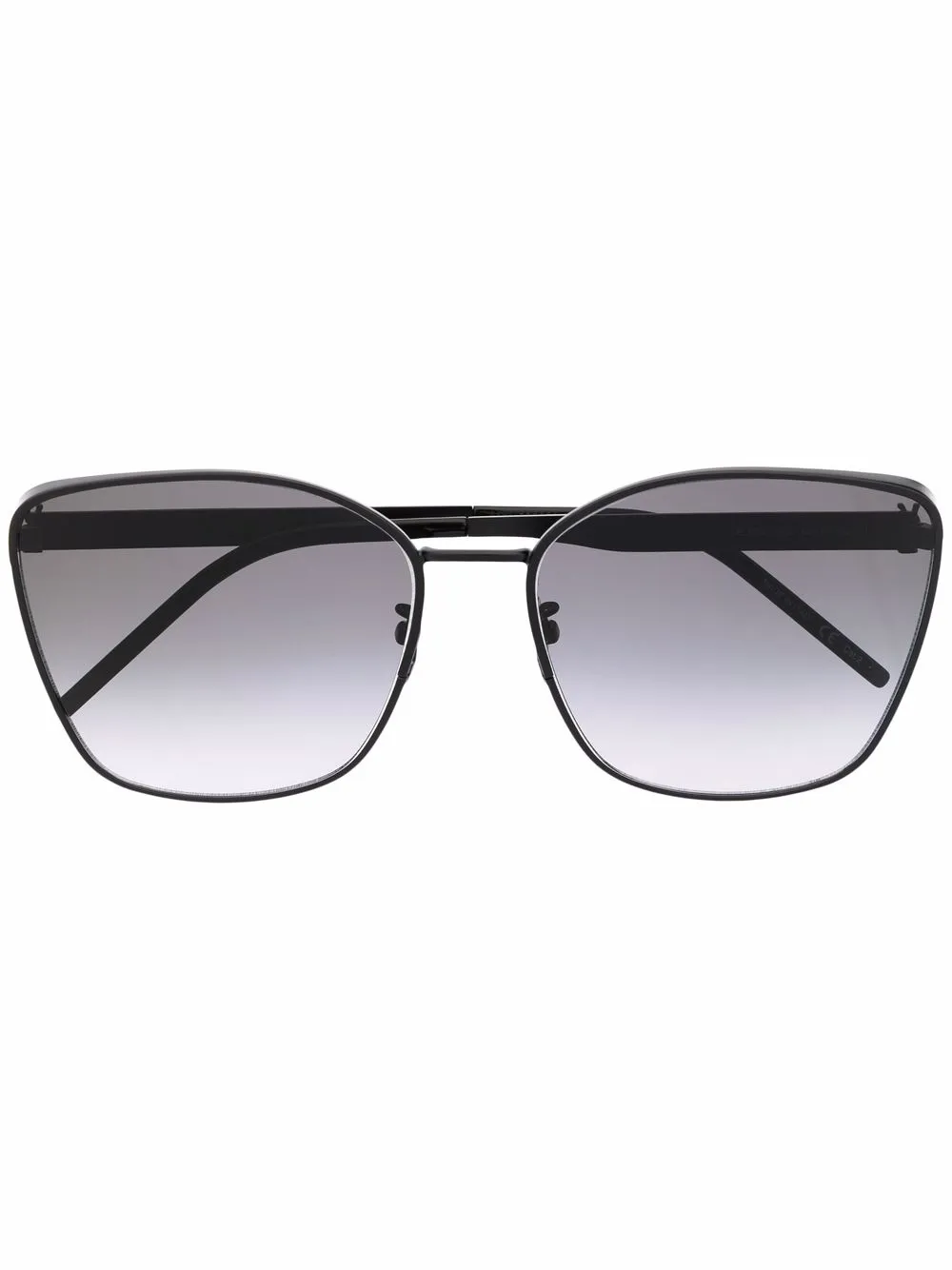 

Saint Laurent Eyewear lentes de sol con armazón cuadrada - Negro