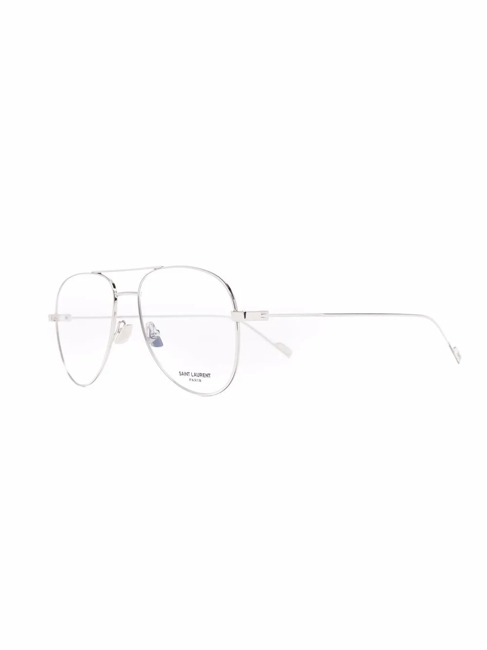 Saint Laurent Eyewear Bril met piloten montuur - Zilver