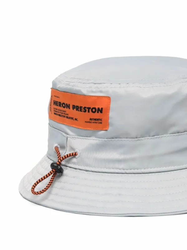 Heron Preston logo-embroidered Bucket 