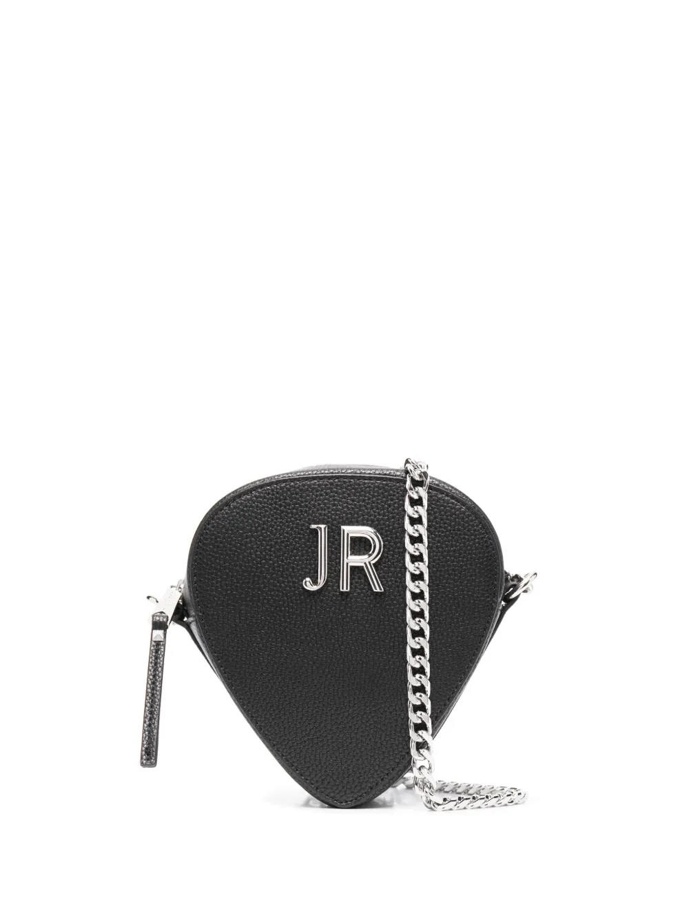

John Richmond logo-plaque shoulder bag - Black