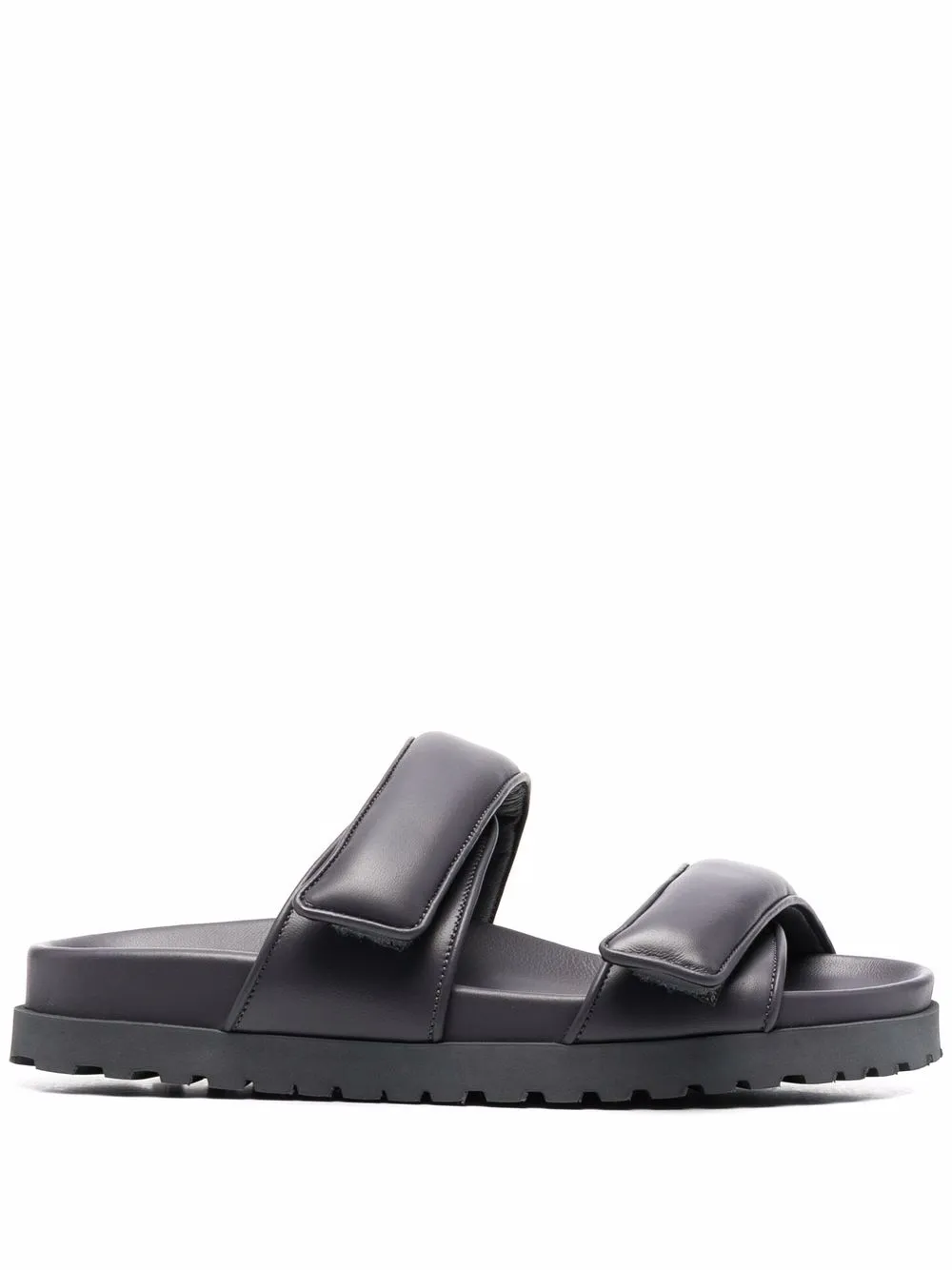 

GIABORGHINI open-toe leather sandals - Grey