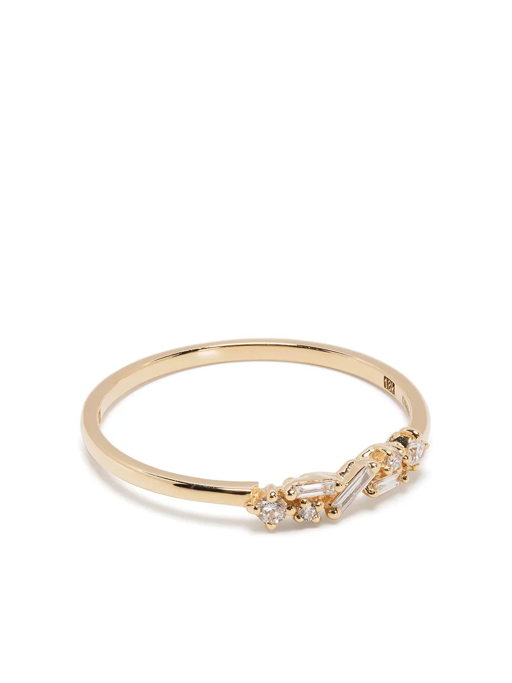 

Suzanne Kalan 18kt yellow gold mixed diamond ring