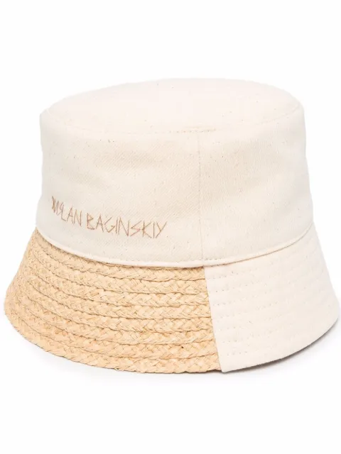 Ruslan Baginskiy logo embroidered bucket hat