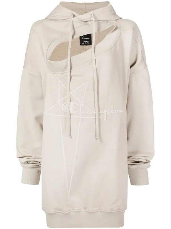 Champion logo print hoodie on sale