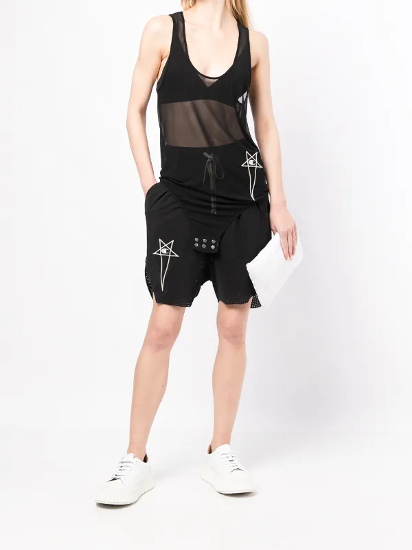 Rick Owens X Champion ロゴ タンクトップ | ブラック | FARFETCH JP