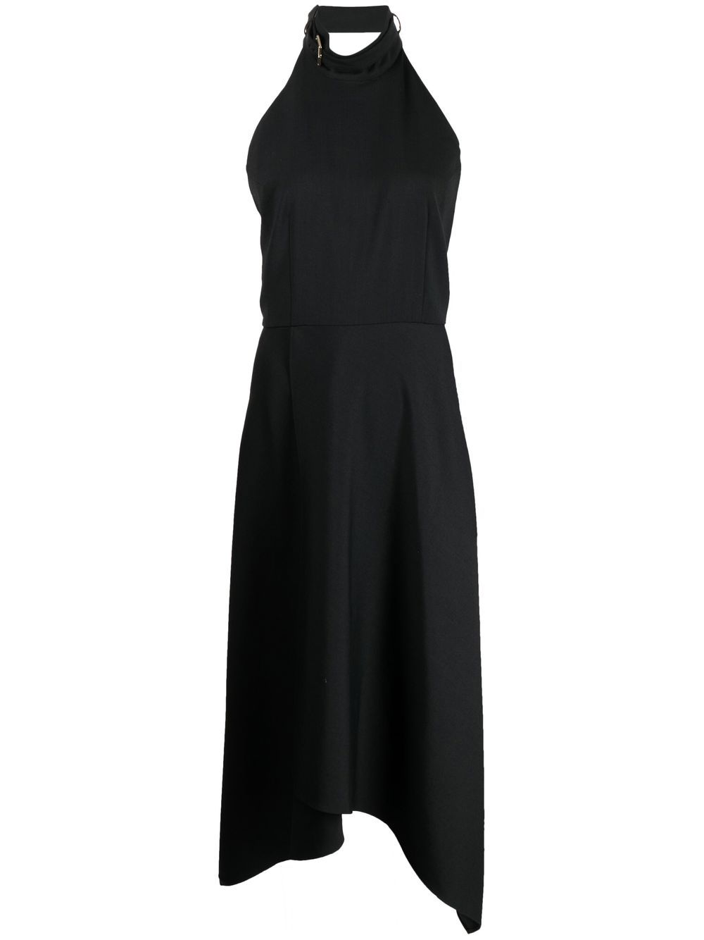 Shanghai Tang Halterneck Sleeveless Dress In Black | ModeSens