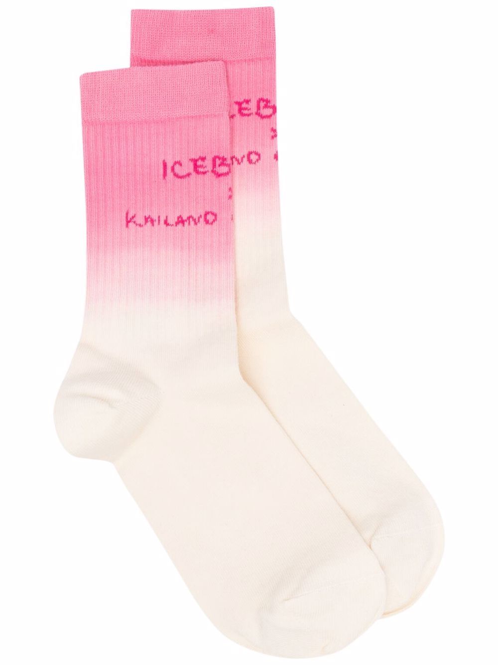 x Kailand O. Morris gradient-effect socks