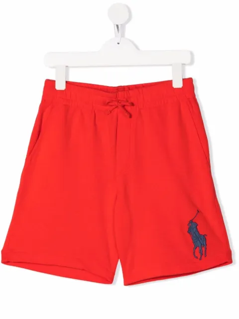 POLO RALPH LAUREN KIDS shorts con logo bordado