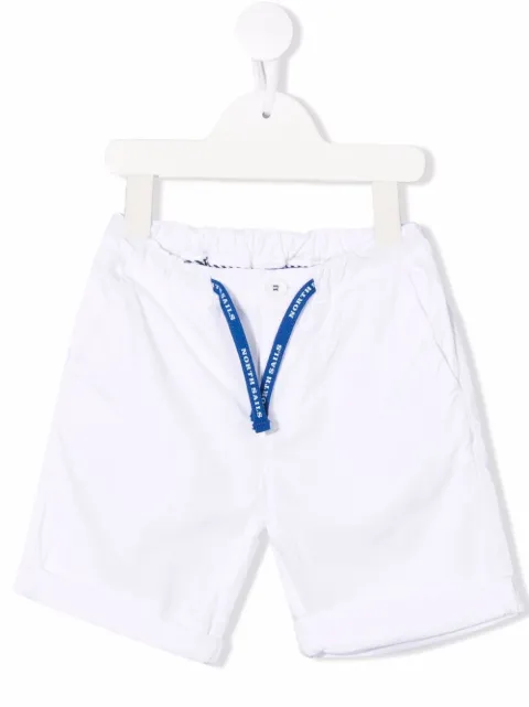 North Sails Kids shorts con cordones en la pretina y logo