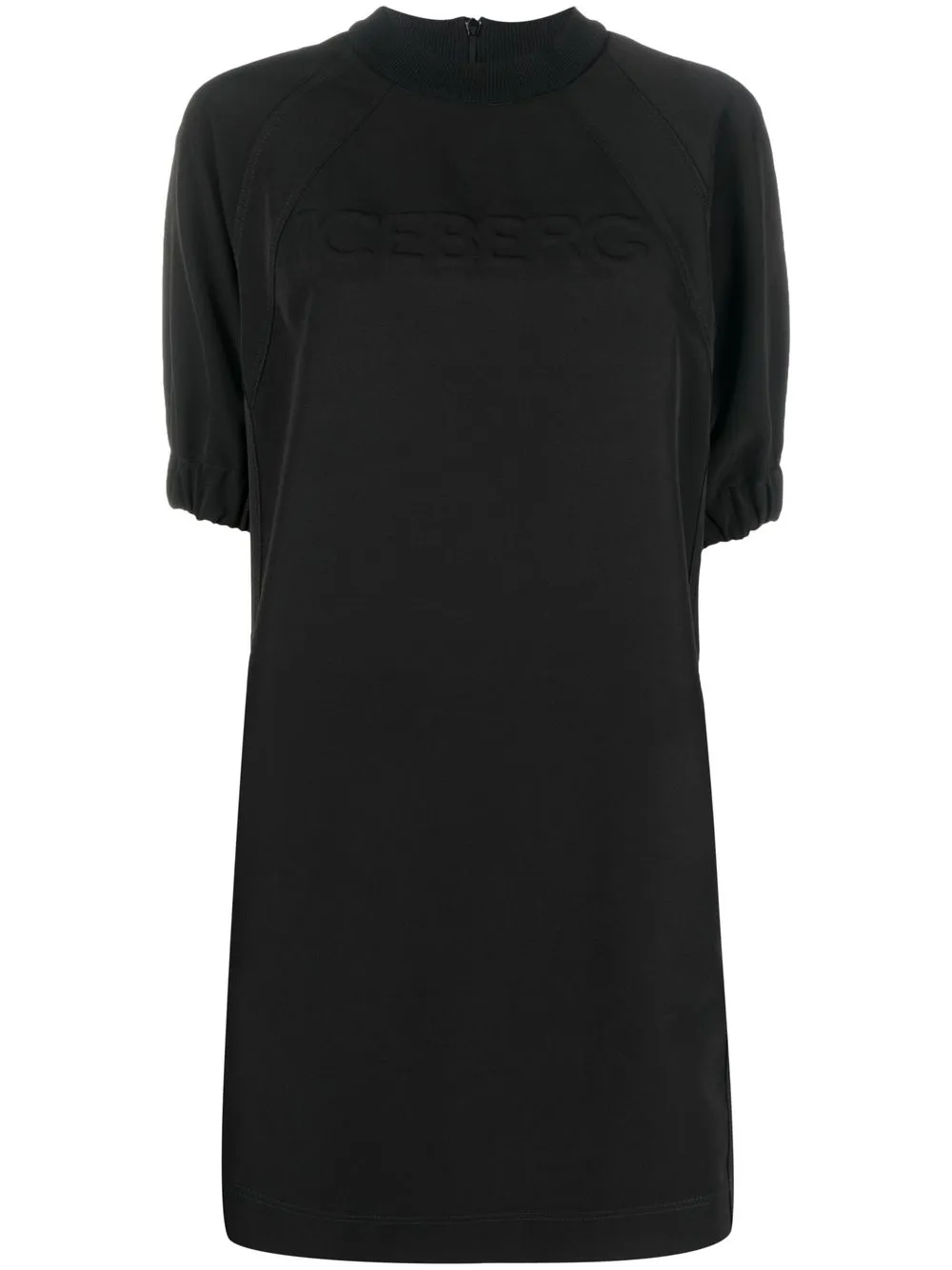 

Iceberg vestido estilo sudadera con logo en relieve - Negro