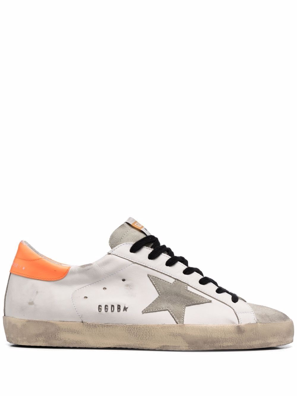 

Golden Goose tenis bajos Super-Star con efecto envejecido - Blanco