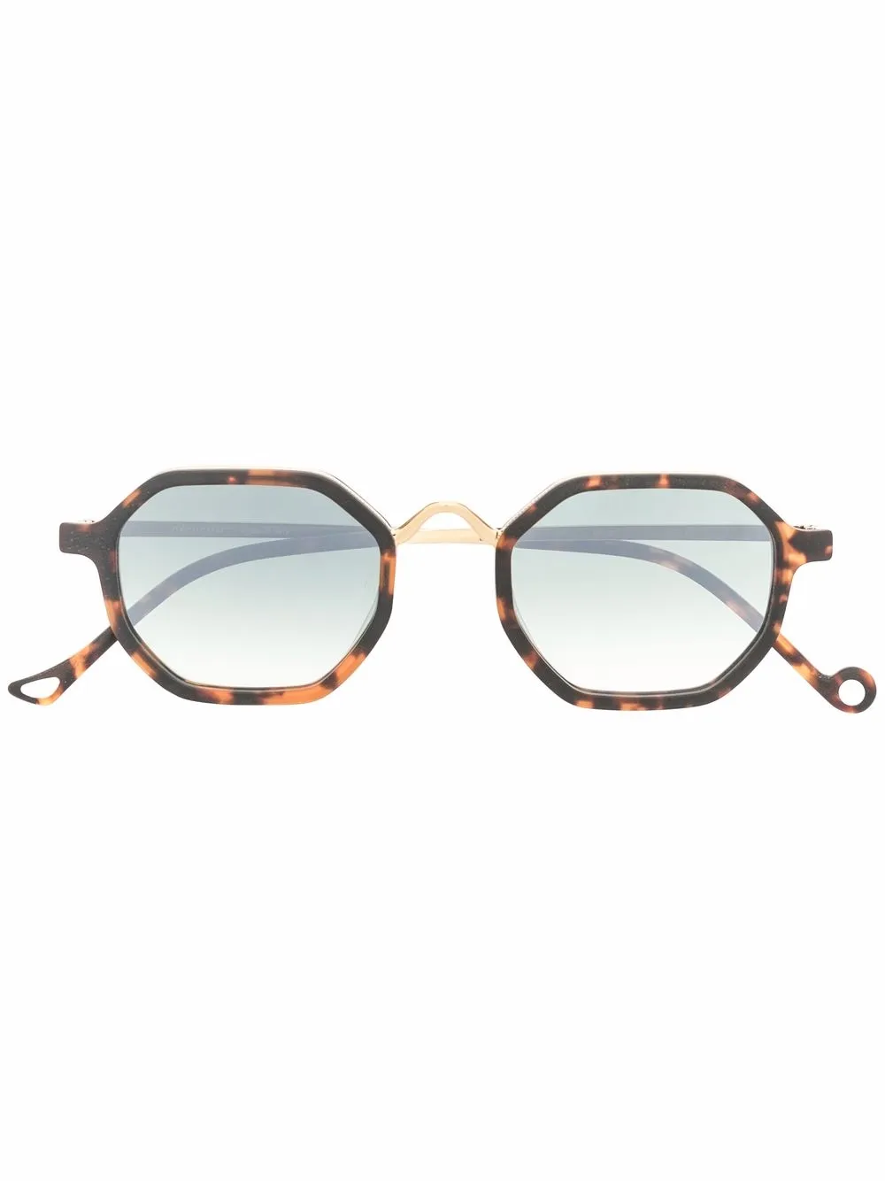 Eyepetizer geometric-frame sunglasses - Brown