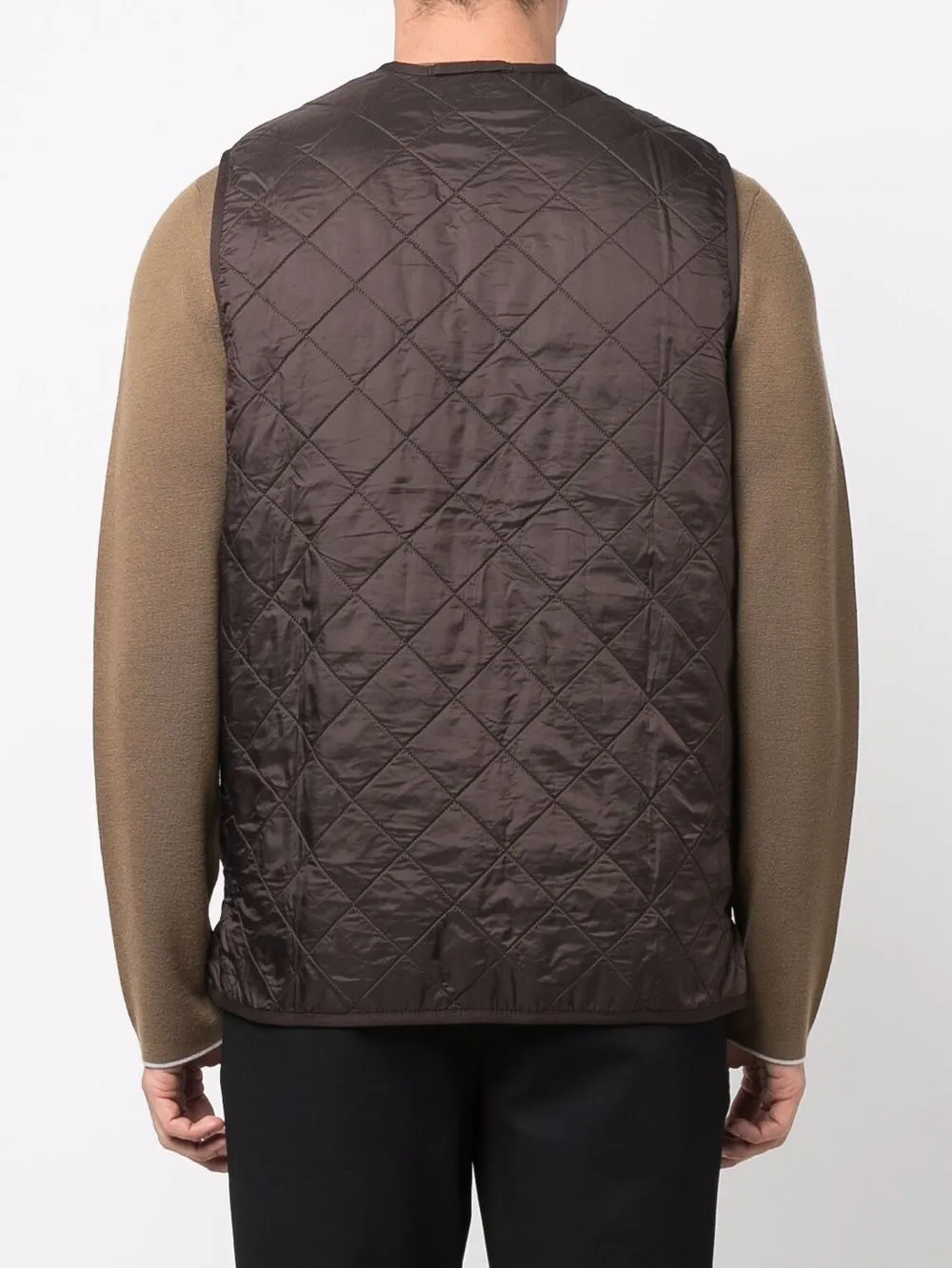 Barbour Top met gewatteerde afwerking Bruin
