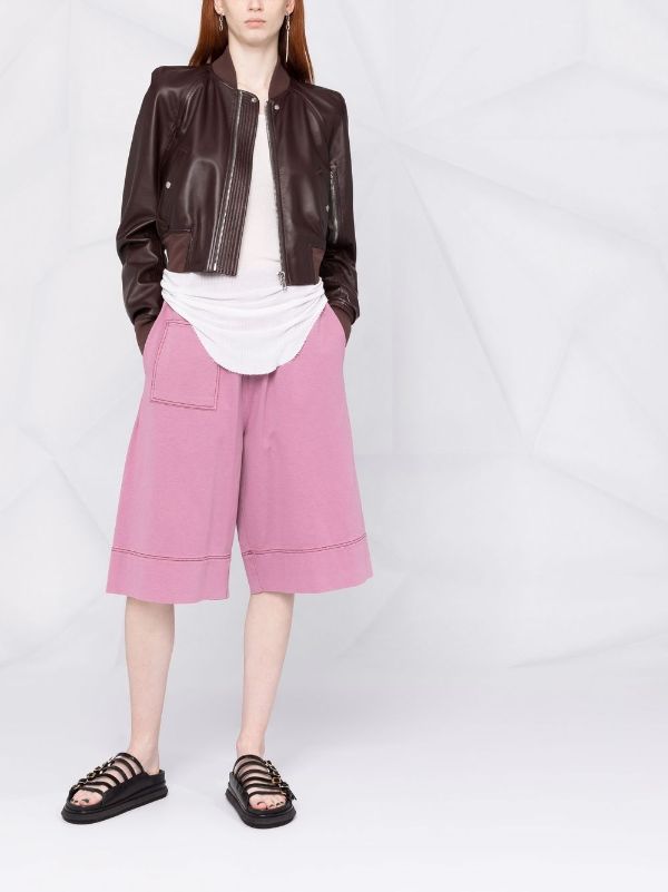 rick owens cropped jacket