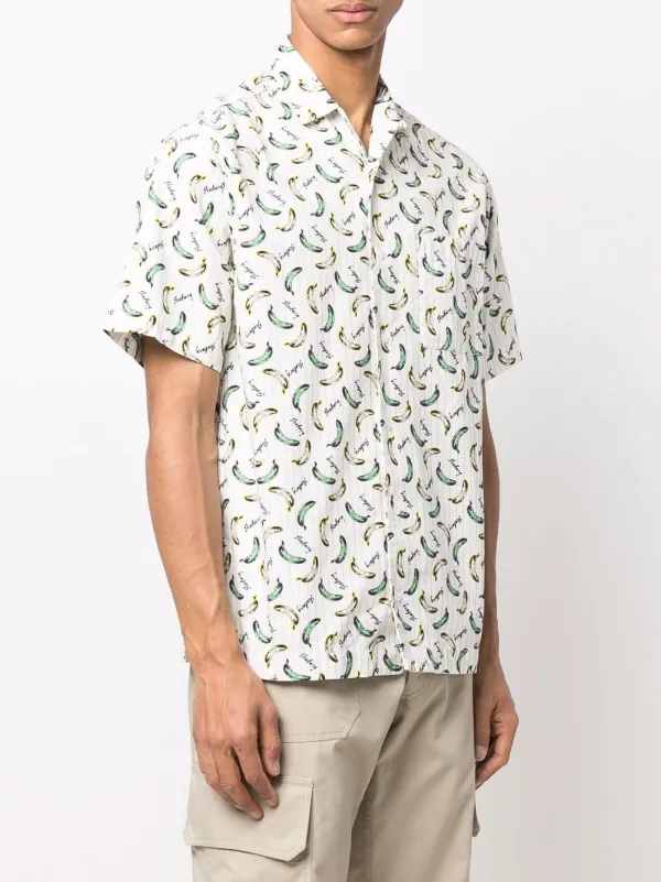 banana print shirt mens