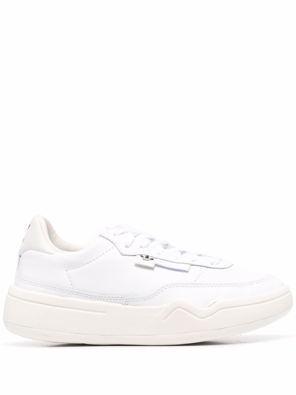 Adidas logo-patch Leather Sneakers - Farfetch