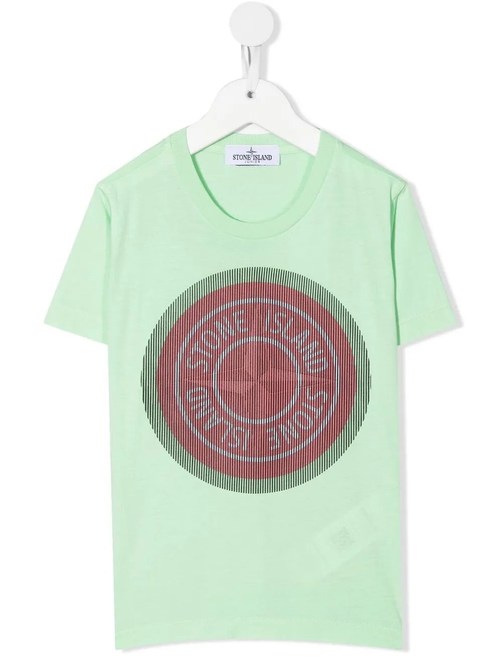 

Stone Island Junior Optical Illusion graphic T-shirt - Green