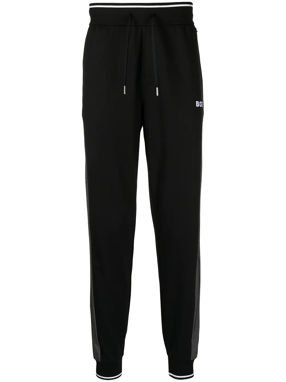 

BOSS pants con logo estampado - Negro