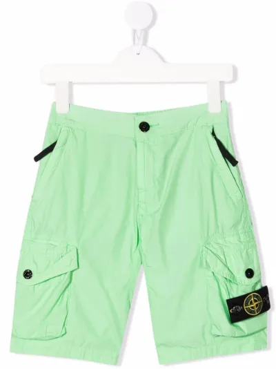 logo-patch cargo shorts | Stone Island 