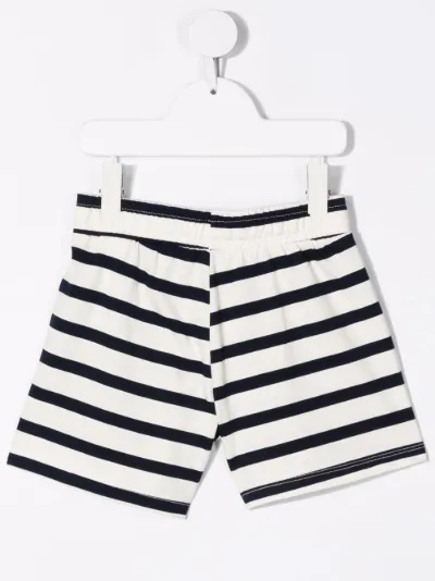 Chameleon striped drawstring shorts 