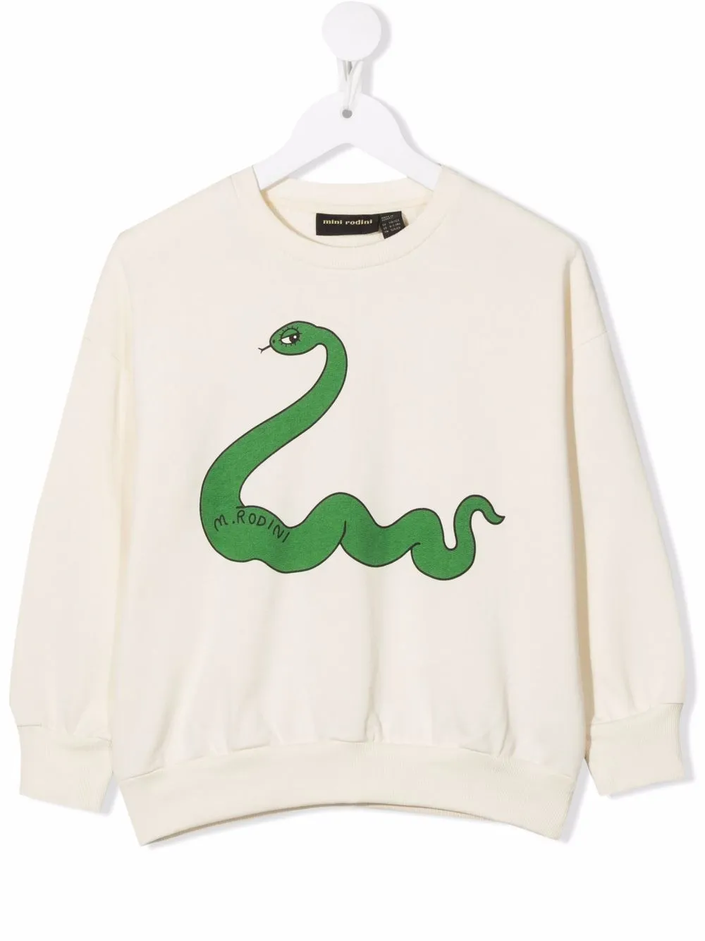 

Mini Rodini sudadera Snake con motivo gráfico - Blanco