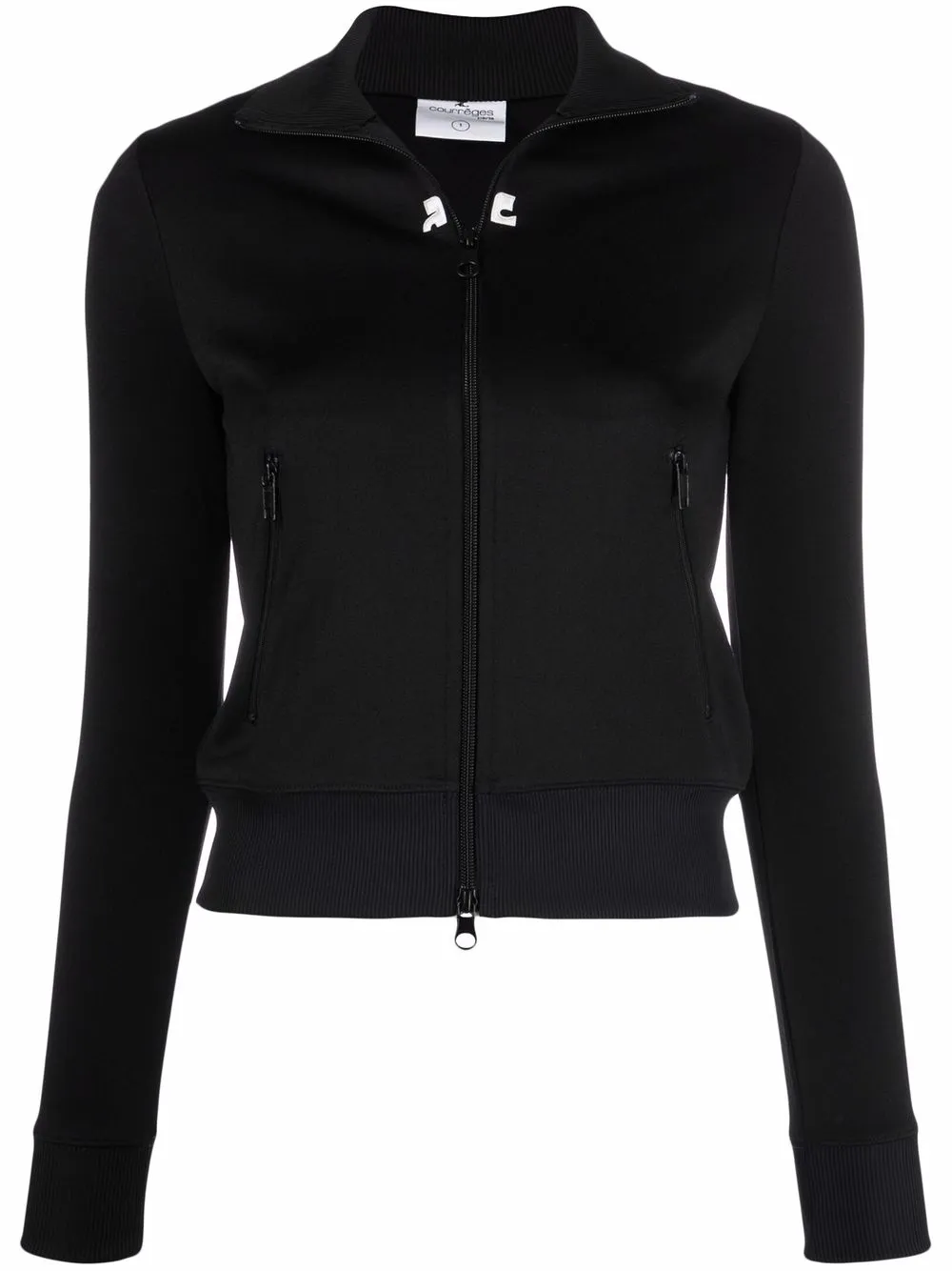 

Courrèges zip jersey jacket - Black