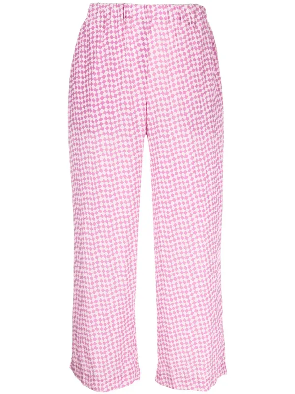 Marni Checked Cropped Trousers - Farfetch