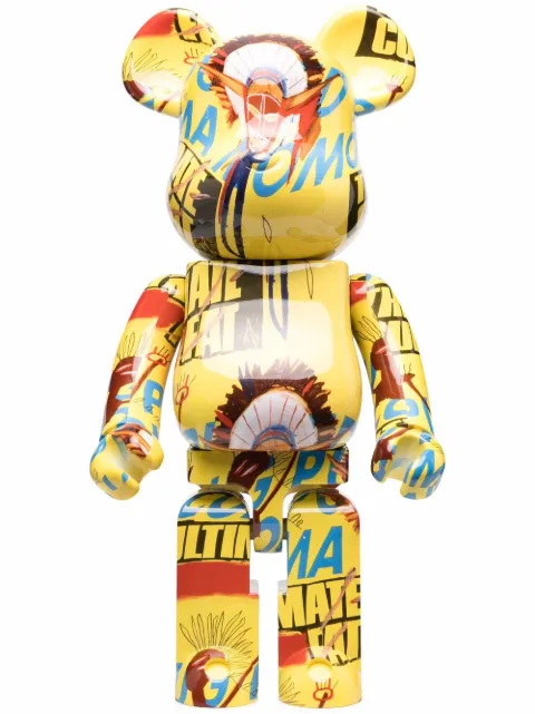 medicom toy andy warhol x basquiat be@rbrick 积木熊玩具