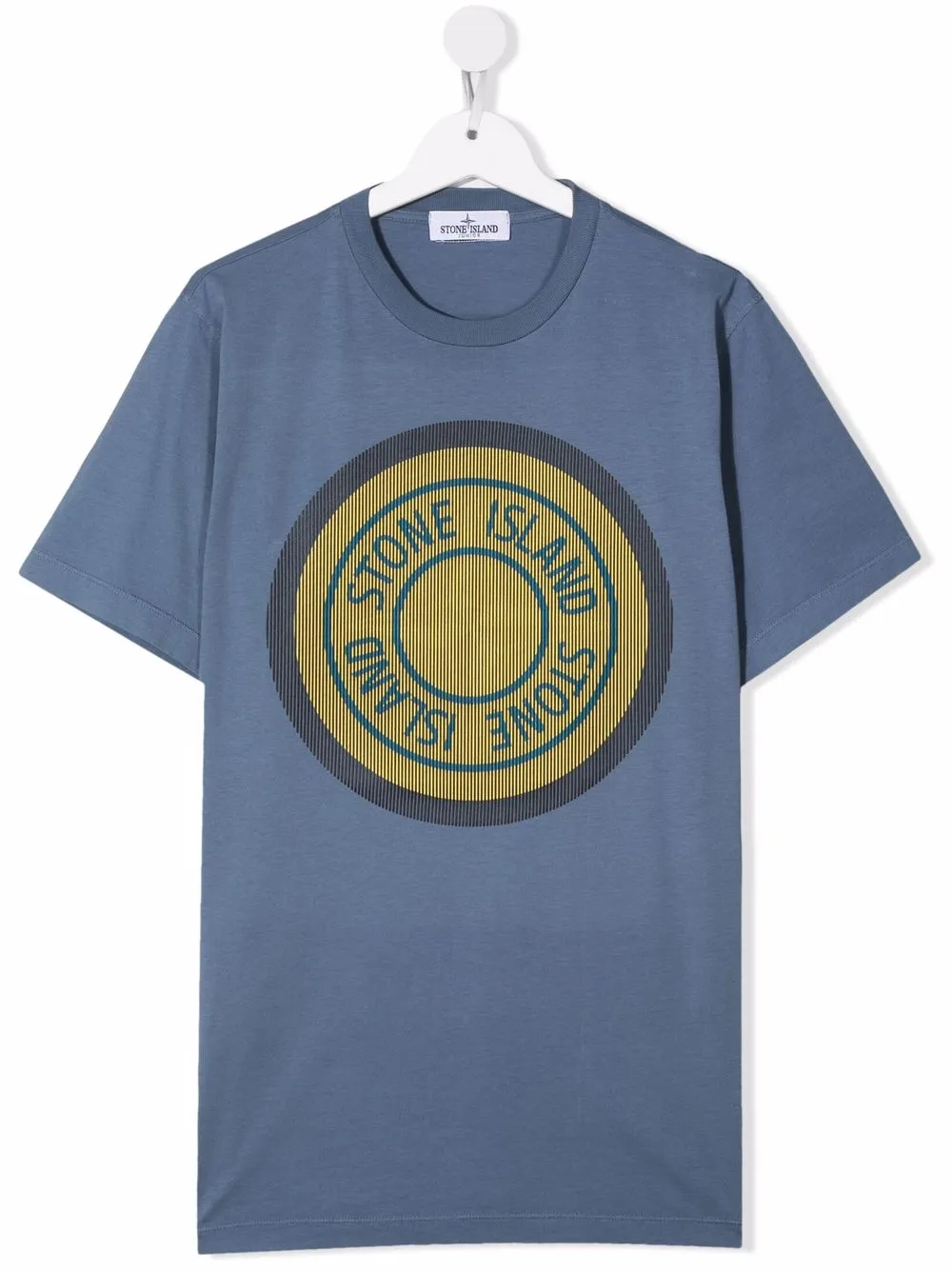 

Stone Island Junior playera con logo estampado - Azul