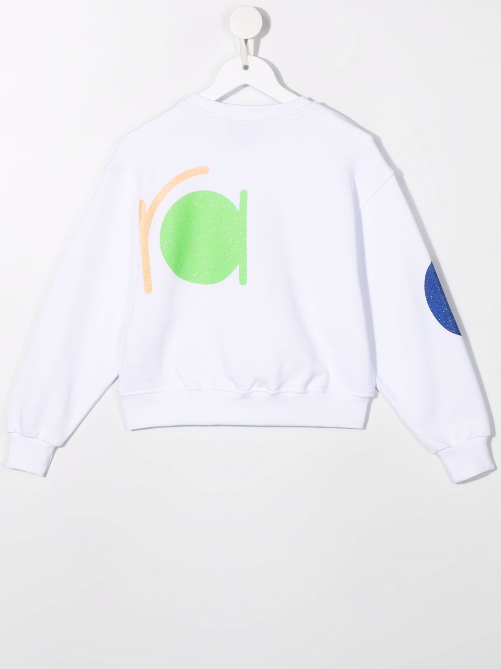 фото Diadora junior logo-print cotton sweatshirt