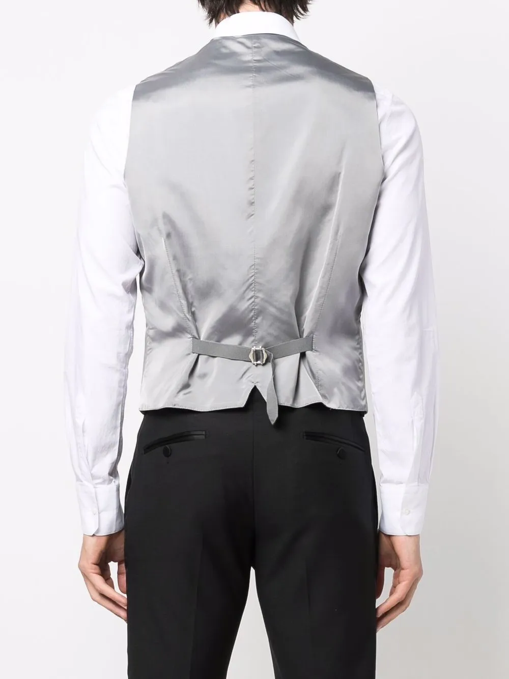 button-up suit waistcoat 