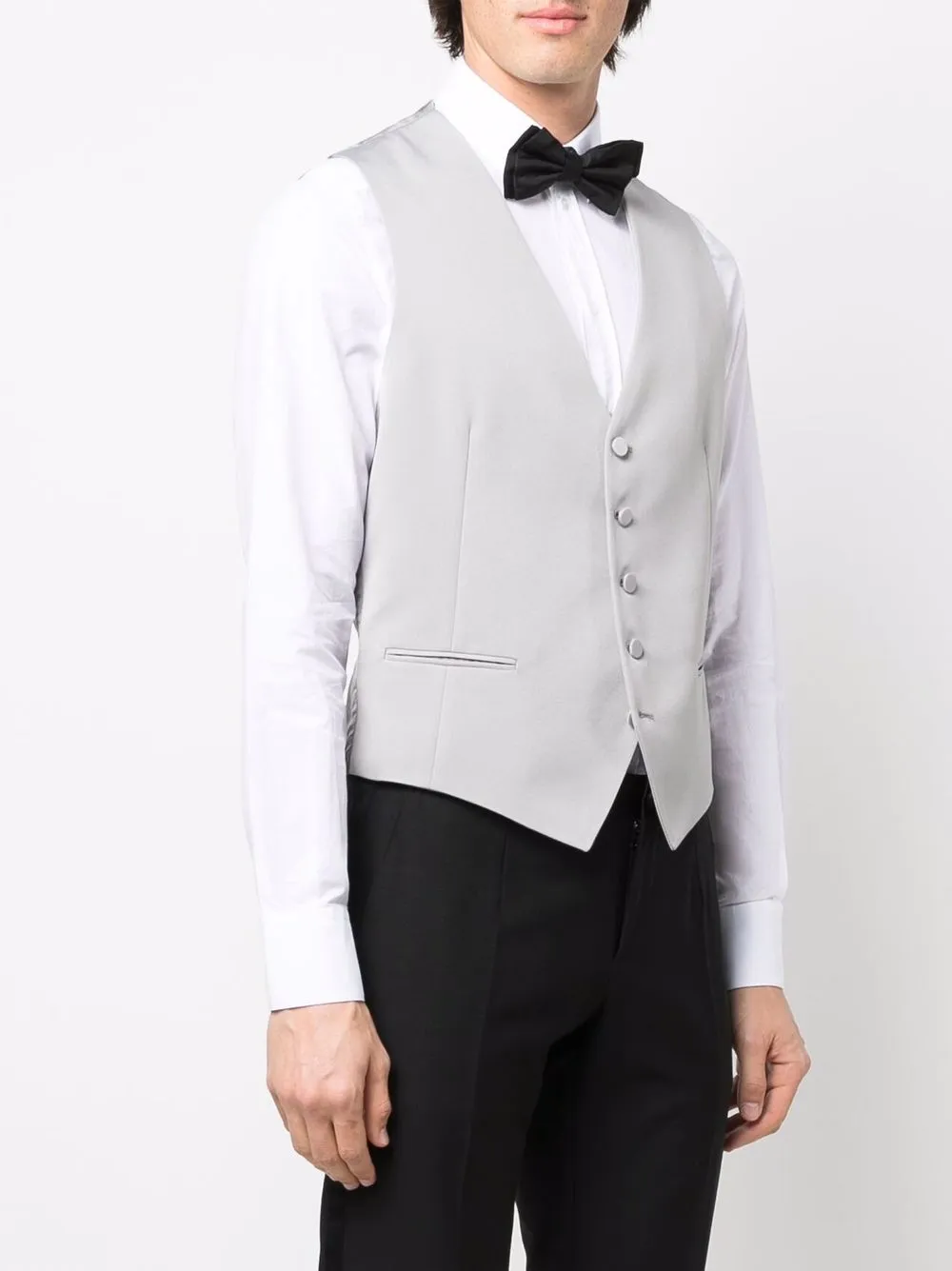 button-up suit waistcoat 