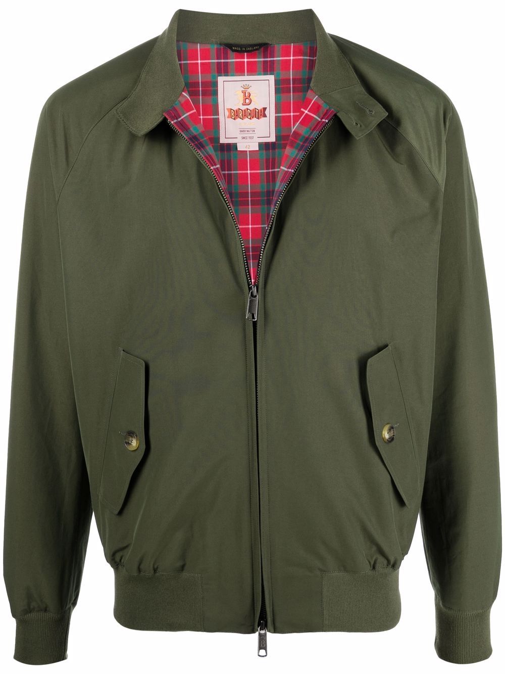 Baracuta G9 Harrington Jacket In Green | ModeSens