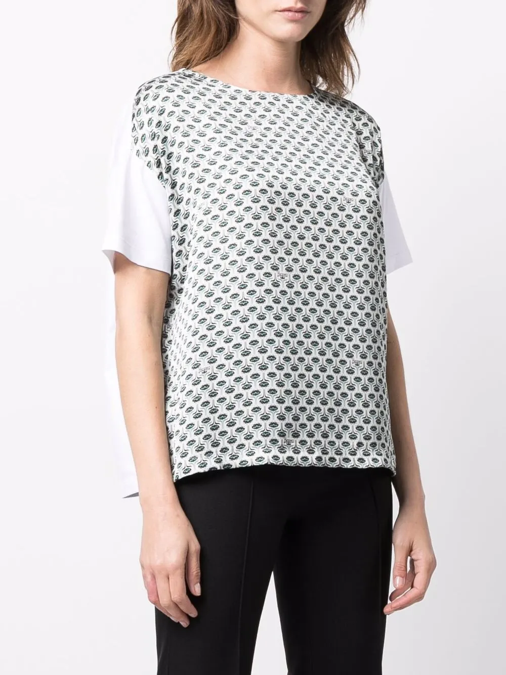 Herno T-shirt met borduurwerk Wit