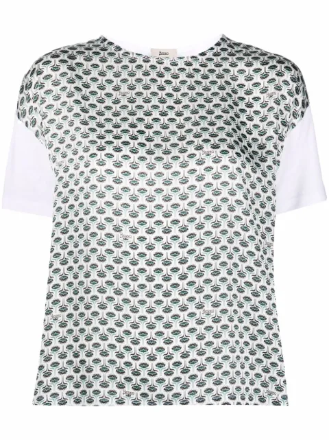 Herno T-Shirt mit Stickerei