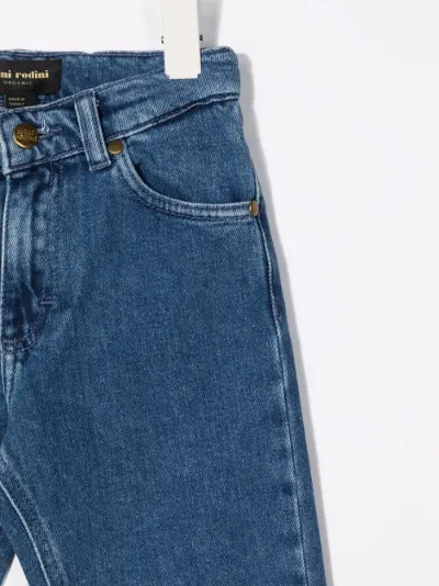 straight-leg organic-cotton jeans 