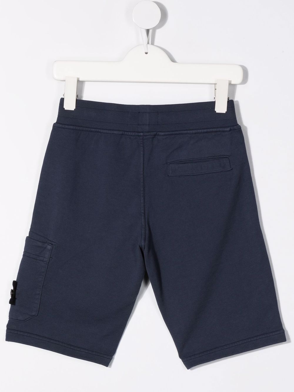 Stone Island Junior Shorts met logopatch - Blauw