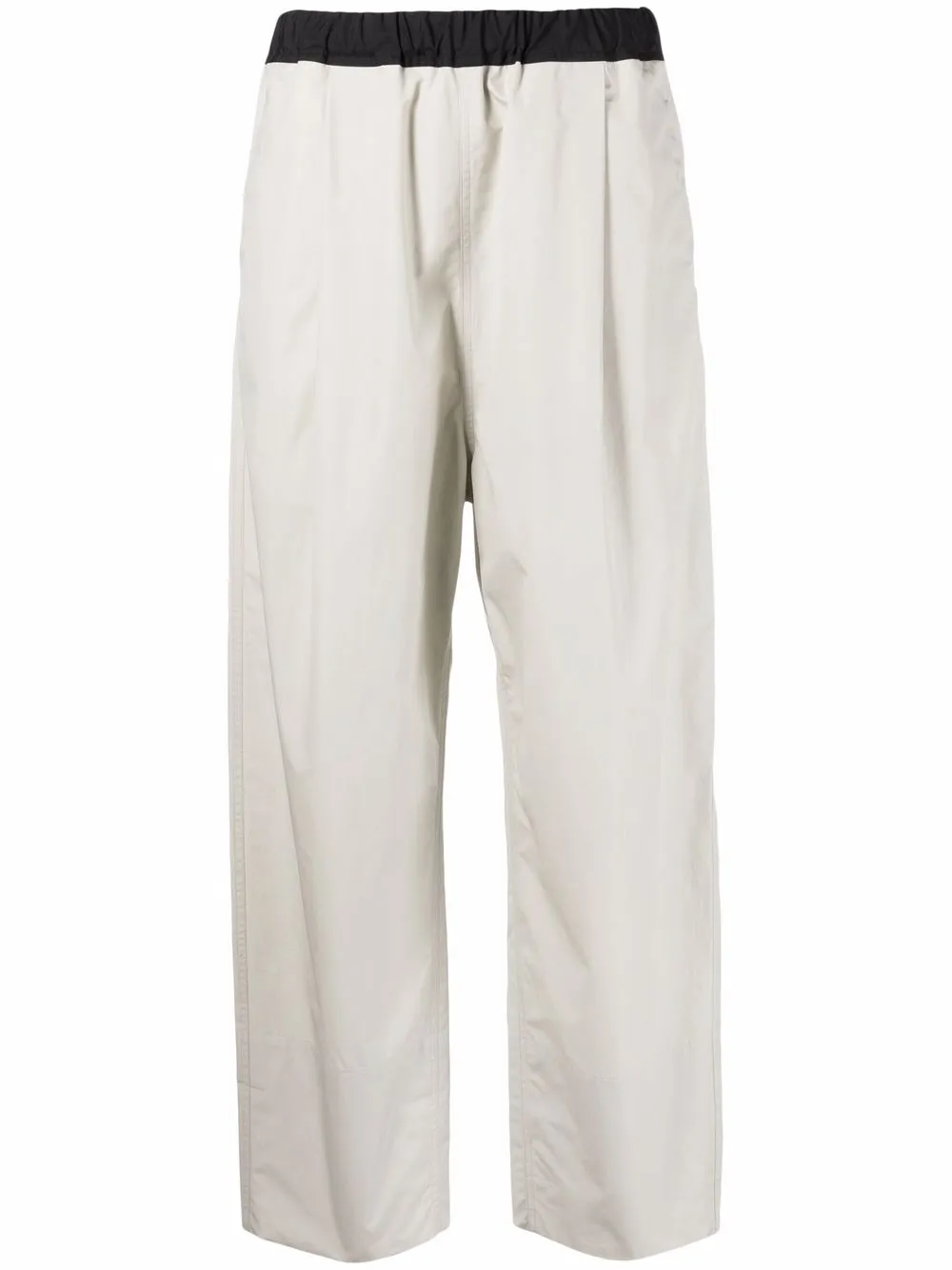 

Sofie D'hoore contrasting-waistband cropped trousers - Neutrals
