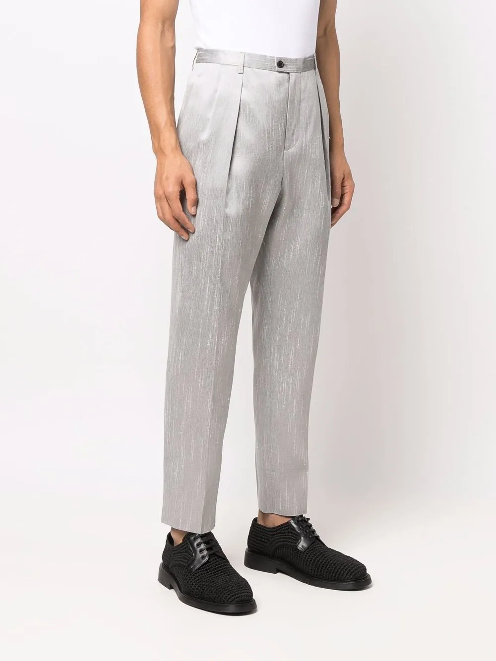 SAINT LAURENT グレー スラックス SAINT LAURENT グレー スラックス 【公式通販】
