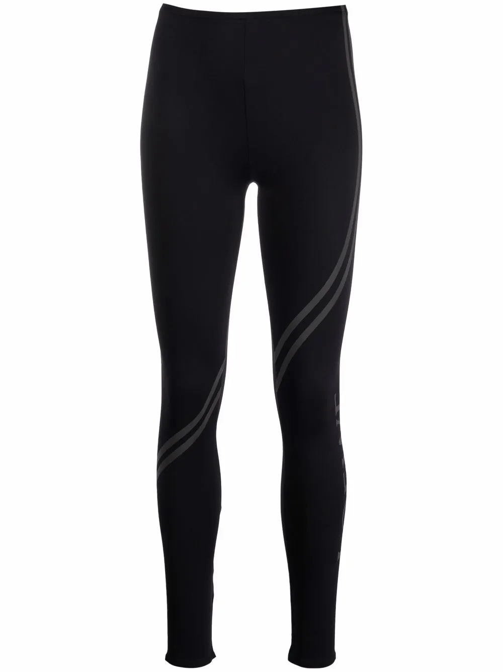 LOEWE Legging met logoprint Zwart