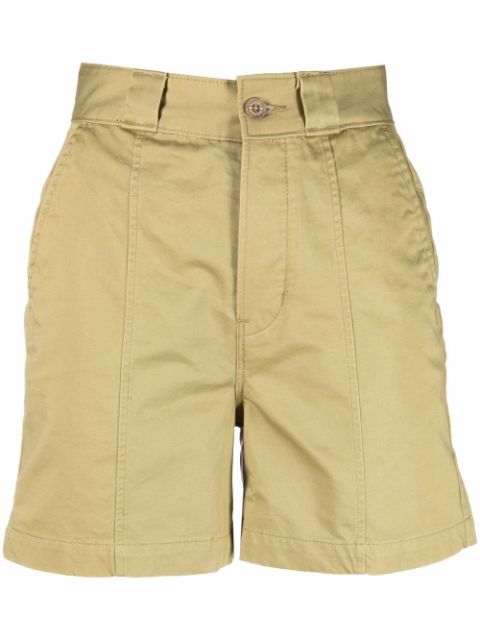 Dickies Construct logo-patch fitted shorts