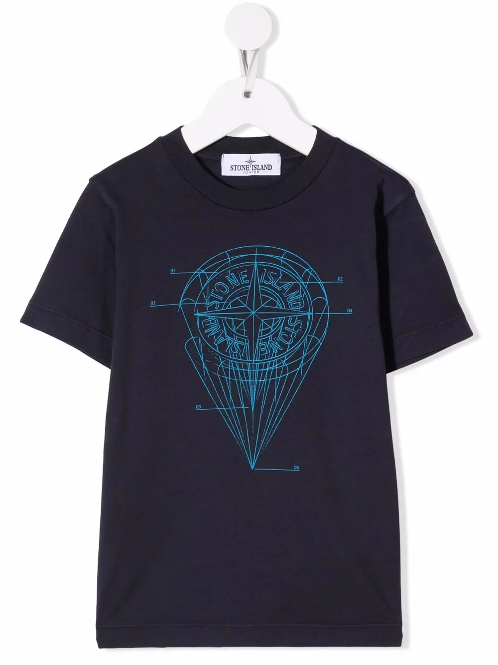 

Stone Island Junior playera con distintivo de brújula - Azul