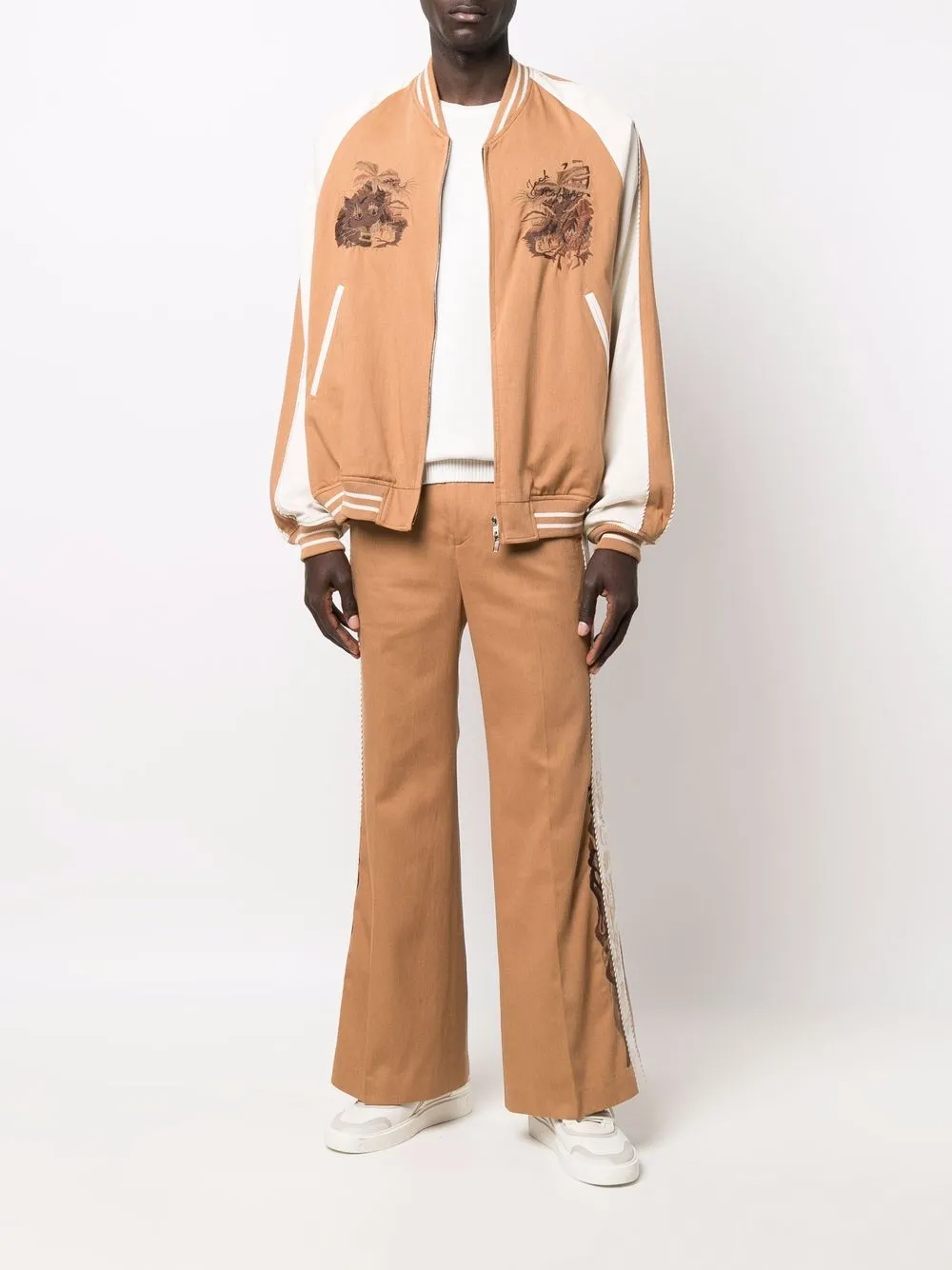 Doublet Flared broek - Bruin