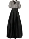 Sachin & Babi Simone sequin-embellished gown - Silver