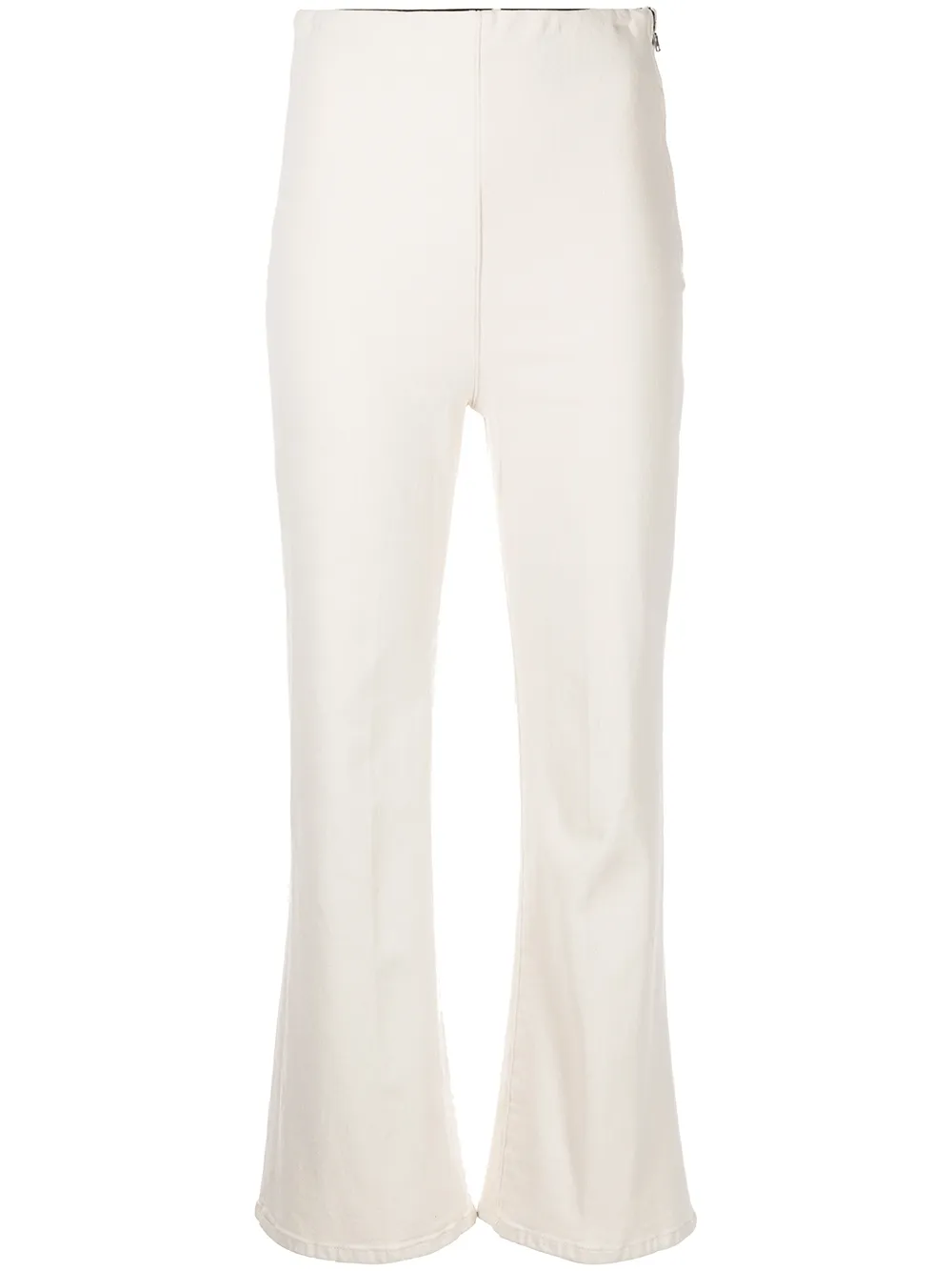 

Sprwmn pantalones capri acampanados - Blanco